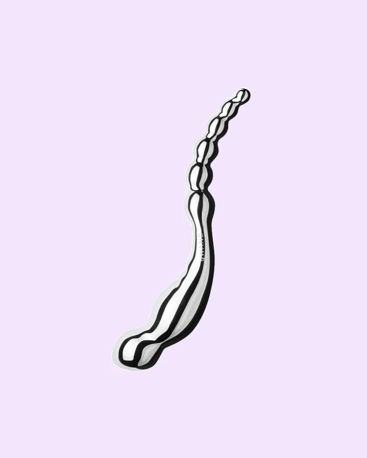 Le Wand Swerve - Beaded Stainless Steel Dildo