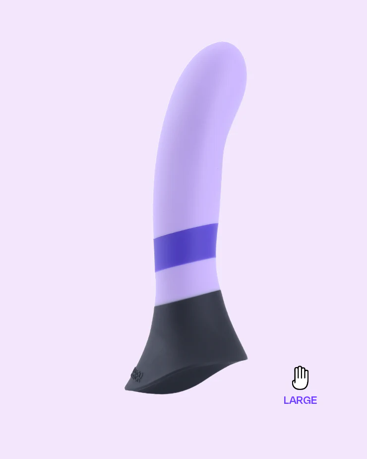 Purple Kiss Fusion - Strap-On Dildo with Grinding Base⢠- Image 11