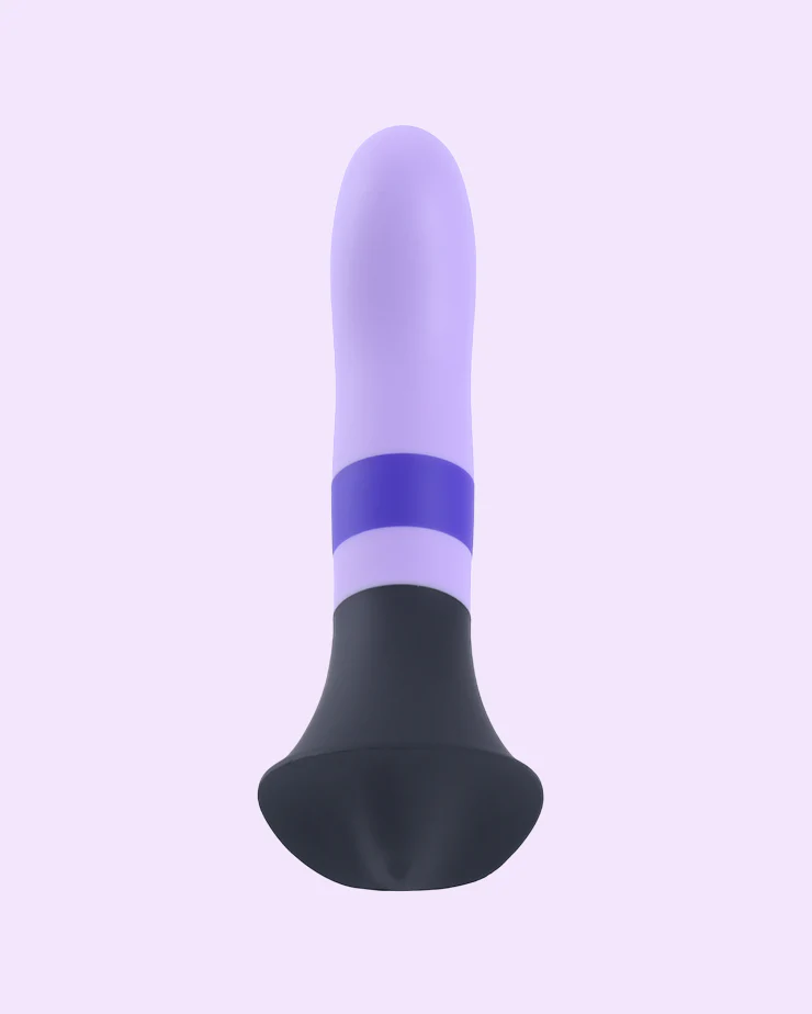 Purple Kiss Fusion - Strap-On Dildo with Grinding Base⢠- Image 4