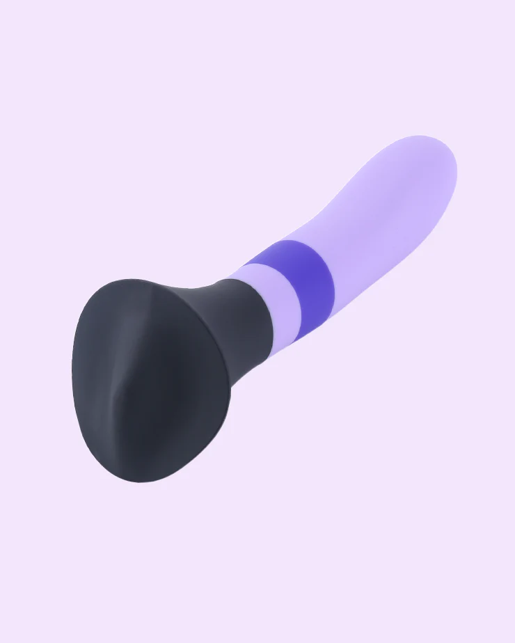 Purple Kiss Fusion - Strap-On Dildo with Grinding Base⢠- Image 6