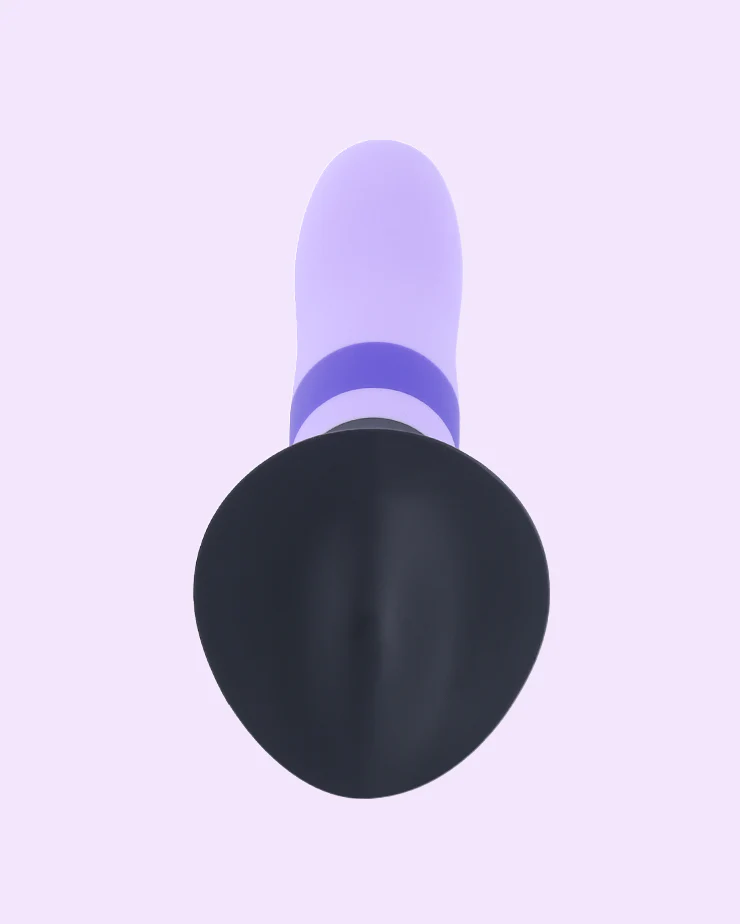 Purple Kiss Fusion - Strap-On Dildo with Grinding Base⢠- Image 7