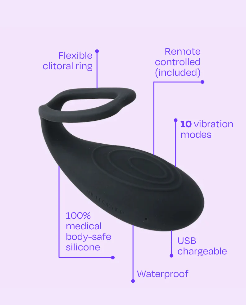RockHerâ„¢ Mini - Scissoring Vibrator + Remote Control - Image 10