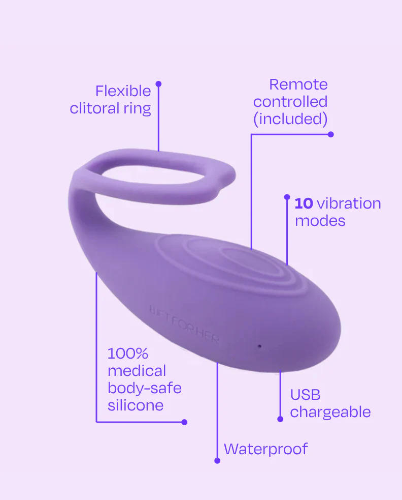 RockHerâ„¢ Mini - Scissoring Vibrator + Remote Control - Image 6
