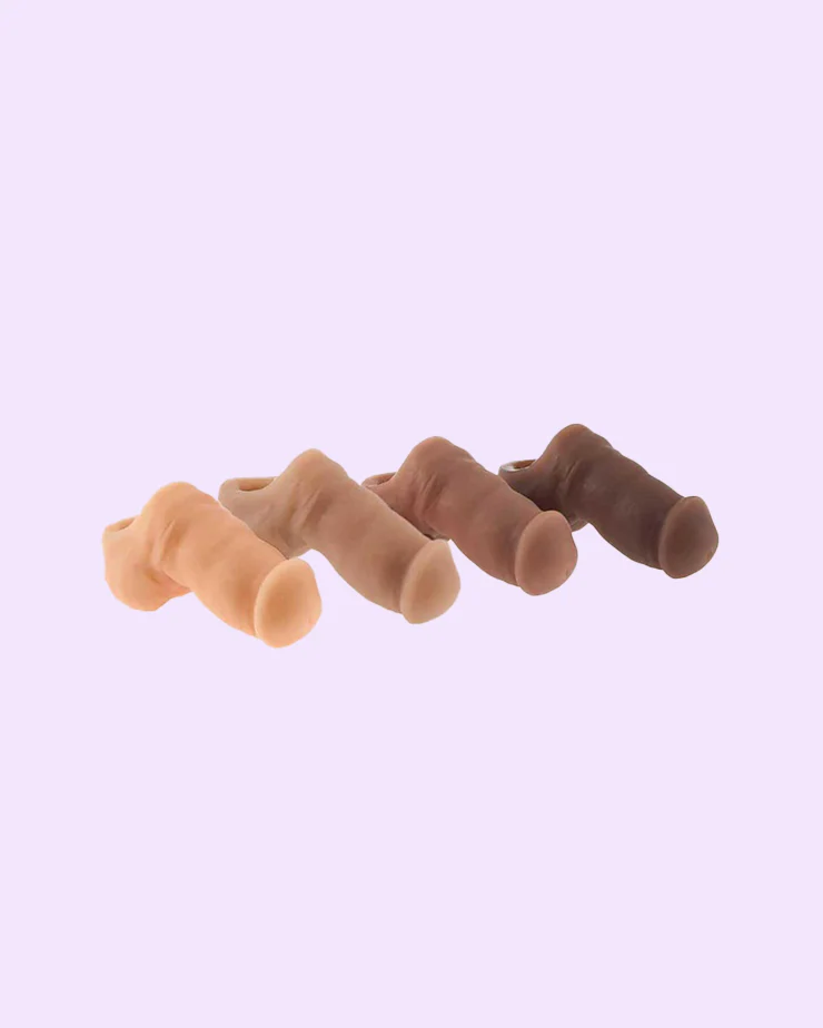 Sam Silicone - STP Stand-To-Pee Packer Dildo