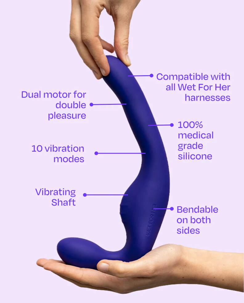 Union Vibe 2.0 - Vibrating Double Dildo - Dual Motor - Rechargeable - Image 12